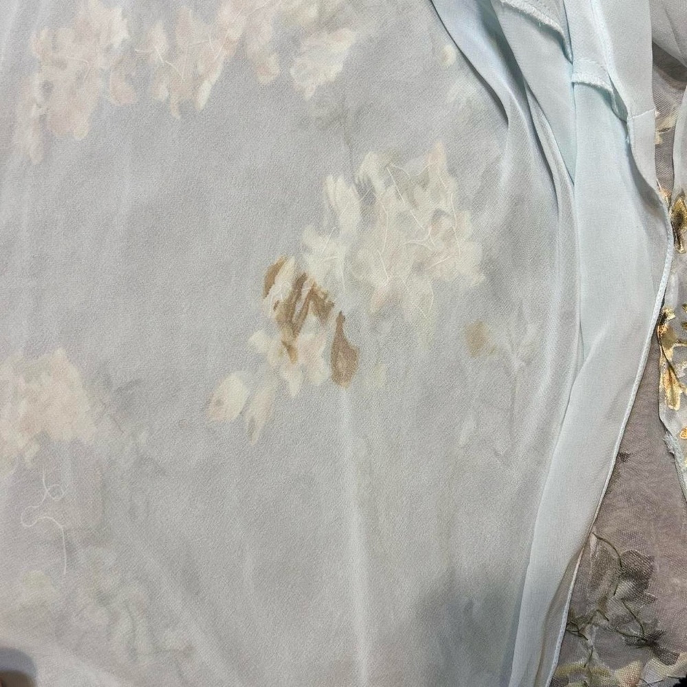 Y2K Fairy Blue Floral Dress by Alex Evenings! - Picture 6 of 10